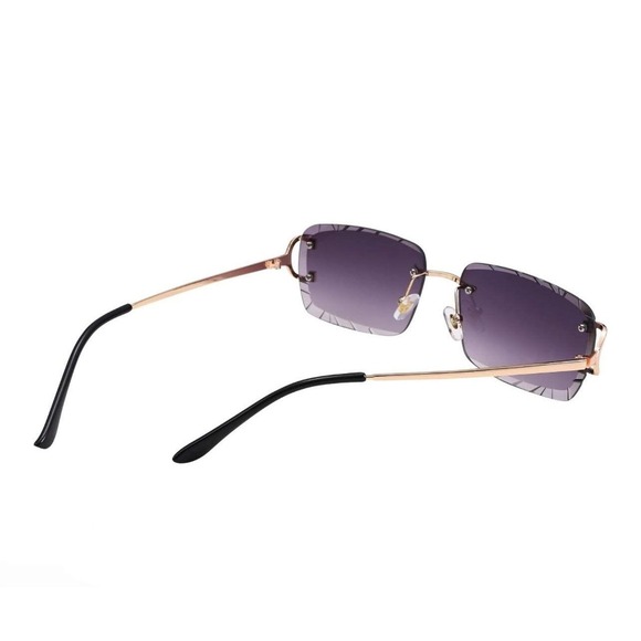 Fashion Square Black Lens Luxury Wear Shades Hip Hop New Sunglasses Women Ladys - Picture 6 of 10